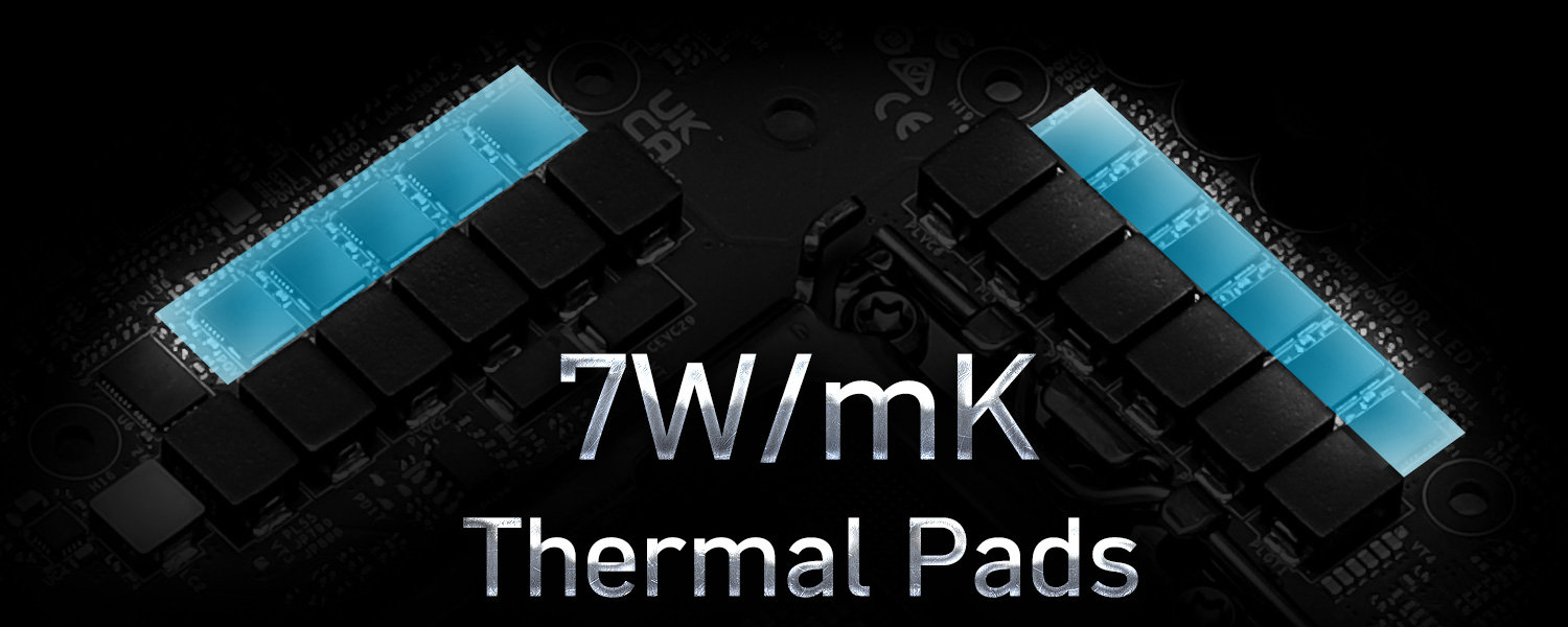 7W/mK MOSFET Thermal Pads